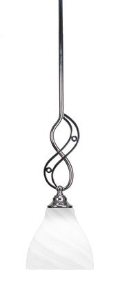 Toltec Lighting - 232-CH-4761 - One Light Mini Pendant - Jazz - Chrome