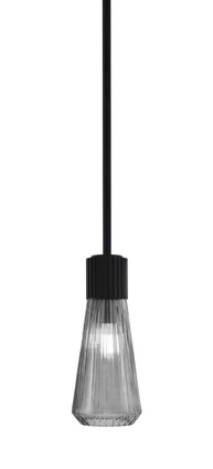 Toltec Lighting - 4801-MB-882 - One Light Mini Pendant - Everleigh - Matte Black