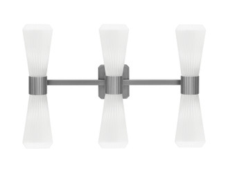 Toltec Lighting - 4826-GP-881 - Six Light Bath Bar - Everleigh - Graphite