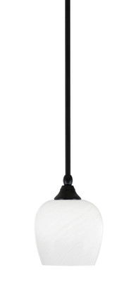 Toltec Lighting - 23-MB-4811 - One Light Mini Pendant - Stem - Matte Black