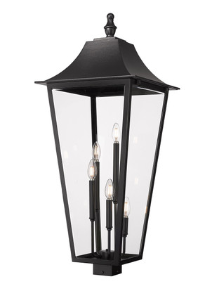 Z-Lite - 5008PHXXLS-BK - Five Light Outdoor Post Mount Fixture - Gannon - Black
