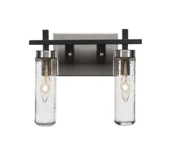 Toltec Lighting - 2512-MBBN-600 - Two Light Bathroom Lighting - Salinda - Matte Black & Brushed Nickel
