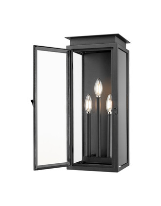 Nova Three Light Outdoor Wall Light (5018M-BK)