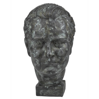 Currey and Company - 1200-0718 - Sculpture - Mysterious Man Bronze - Jade Green