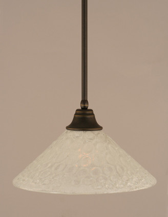 Toltec Lighting - 26-DG-411 - One Light Pendant - Any - Dark Granite
