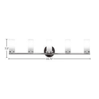 Trinity Five Light Bath Bar (2815-CH-811B)