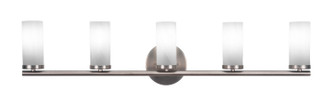 Toltec Lighting - 2815-GP-811B - Five Light Bath Bar - Trinity - Graphite