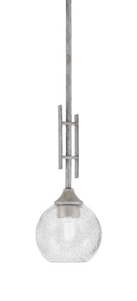 Toltec Lighting - 320-AS-4102 - One Light Mini Pendant - Uptowne - Aged Silver