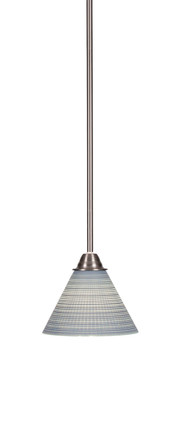 Toltec Lighting - 3401-BN-4052 - One Light Mini Pendant - Paramount - Brushed Nickel