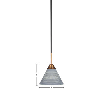 Paramount One Light Mini Pendant (3401-MBBR-4052)