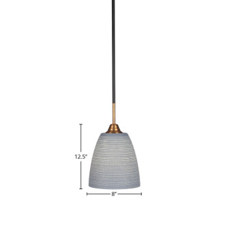 Paramount One Light Mini Pendant (3401-MBBR-4072)