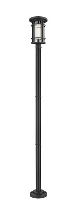 Z-Lite - 570PHB-567P-BK - One Light Outdoor Post Mounted Fixture - Jordan - Black