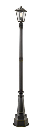 Z-Lite - 579PHMR-564P-ORB - One Light Outdoor Post Mounted Fixture - Talbot - Oil Rubbed Bronze
