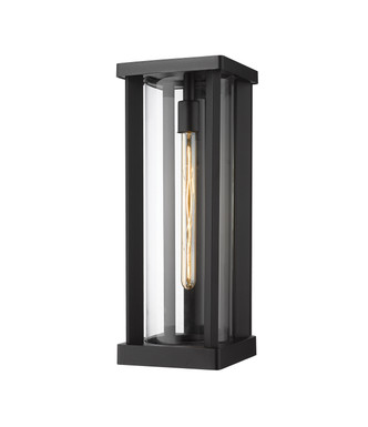 Z-Lite - 586B-BK - One Light Outdoor Wall Light - Glenwood - Black