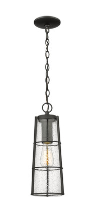 Z-Lite - 591CHB-BK - One Light Outdoor Chain Mount Ceiling Fixture - Helix - Black