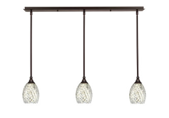 Toltec Lighting - 36-DG-5054 - Three Light Mini Pendant - Any - Dark Granite