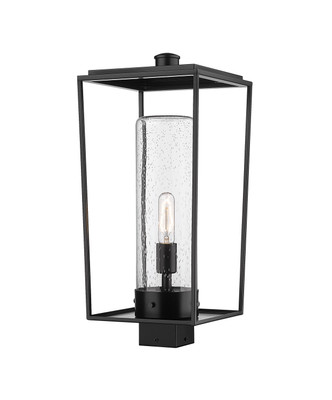 Z-Lite - 594PHBS-BK - One Light Outdoor Post Mount Fixture - Sheridan - Black