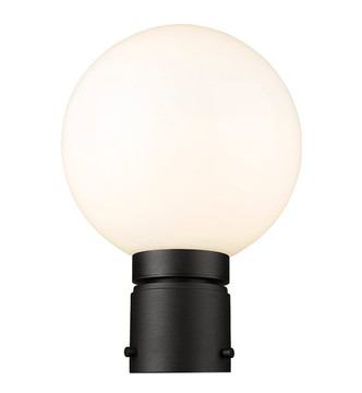 Laurent One Light Outdoor Post Mount Fixture (597PHM-BK)