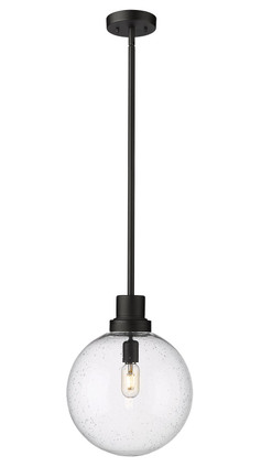 Z-Lite - 599P12-BK - One Light Outdoor Pendant - Laurent - Black