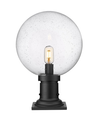Laurent One Light Outdoor Pier Mounted Fixture (599PHB-533PM-BK)