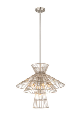 Alito Six Light Chandelier (6015-6PN)