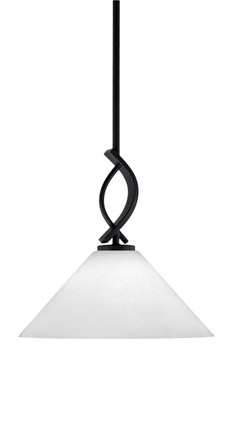 Toltec Lighting - 3901-MB-2121 - One Light Mini Pendant - Cavella - Matte Black