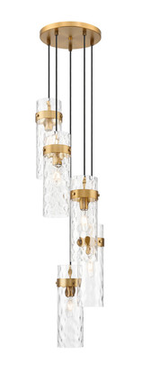 Fontaine Five Light Chandelier (7002P5-5R-RB)