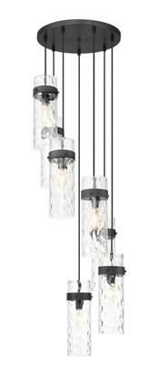 Fontaine Seven Light Chandelier (7002P5-7R-MB)