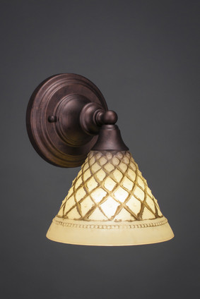 Toltec Lighting - 40-BRZ-7185 - One Light Wall Sconce - Any - Bronze