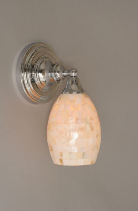 Toltec Lighting - 40-CH-406 - One Light Wall Sconce - Any - Chrome