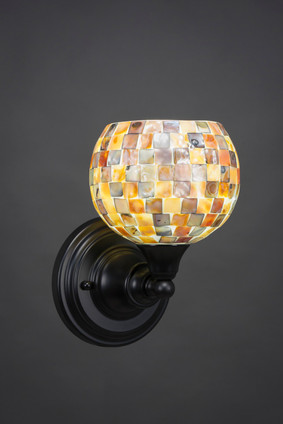 Toltec Lighting - 40-MB-407 - One Light Wall Sconce - Any - Matte Black