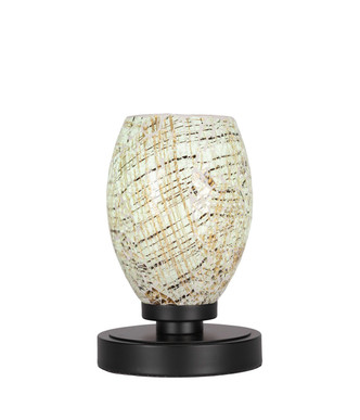 Toltec Lighting - 51-MB-5054 - One Light Table Lamp - Luna - Matte Black