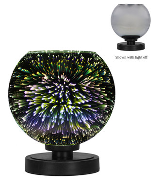 Toltec Lighting - 51-MB-6599 - One Light Table Lamp - Luna - Matte Black