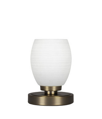 Toltec Lighting - 51-NAB-4021 - One Light Table Lamp - Luna - New Age Brass