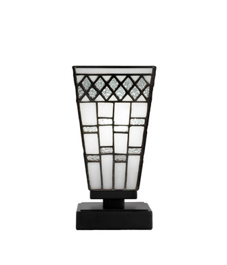 Toltec Lighting - 52-MB-9104 - One Light Table Lamp - Luna - Matte Black