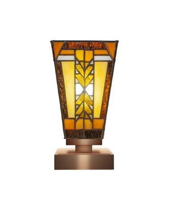 Toltec Lighting - 52-NAB-9864 - One Light Table Lamp - Luna - New Age Brass