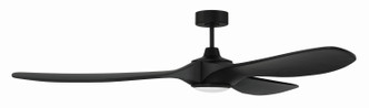 Craftmade - EVY72FB3-NWF - 72 Ceiling Fan - Envy 72 Ceiling Fan Damp Rated no Wifi - Flat Black