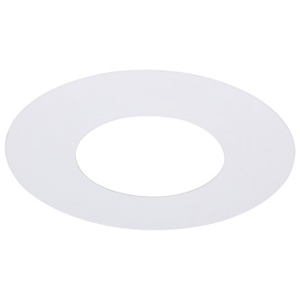 Satco - S13540 - 4-Inch Flat Goof Ring for Commercial Downlights - Matte White