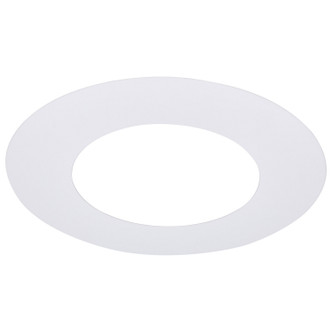 Satco - S13542 - 8-Inch Flat Goof Ring for Commercial Downlights - Matte White