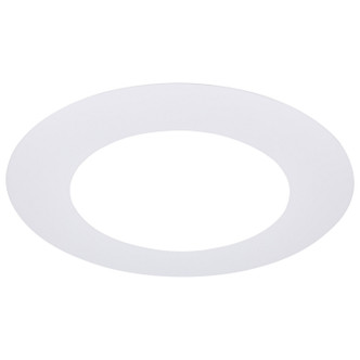 Satco - S13543 - 10-Inch Flat Goof Ring for Commercial Downlights - Matte White