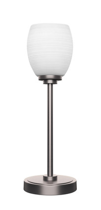 Toltec Lighting - 53-GP-4021 - One Light Table Lamp - Luna - Graphite
