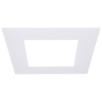Satco - S13552 - 8-Inch Flat Goof Ring for Commercial Downlights - Matte White