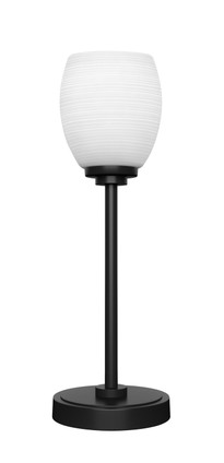 Toltec Lighting - 53-MB-4021 - One Light Table Lamp - Luna - Matte Black