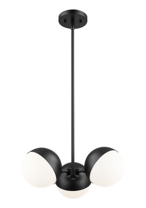 Realm Sphere Three Light Chandelier (7517-3MB)