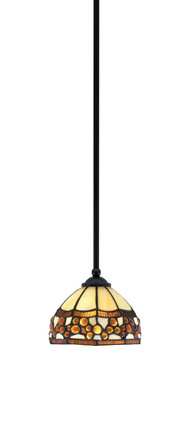 Toltec Lighting - 560-MB-9975 - One Light Mini Pendant - Zilo - Matte Black