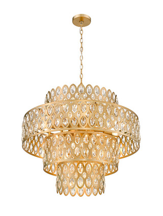 Dealey 13 Light Chandelier (822P26-HB)