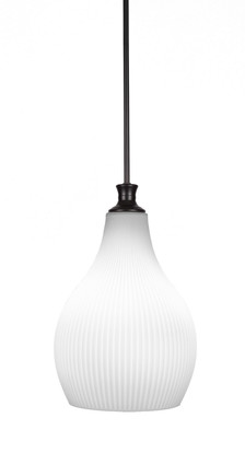 Toltec Lighting - 73-MB-4661 - One Light Pendant - Carina - Matte Black