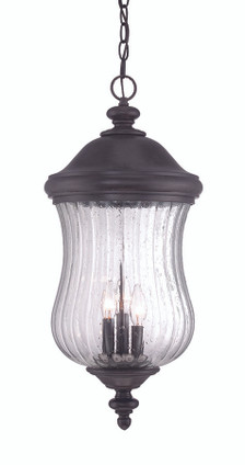 Acclaim Lighting - 39726BC - Three Light Hanging Lantern - Bellagio - Black Coral