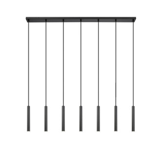 Forest LED Linear Chandelier (919MP12-7L-MB-LED)