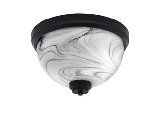 Toltec Lighting - 822-MB-9 - Two Light Flush Mount - Flush Mounts - Matte Black